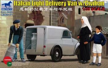 Italian Light Delivery Van w/Civilian