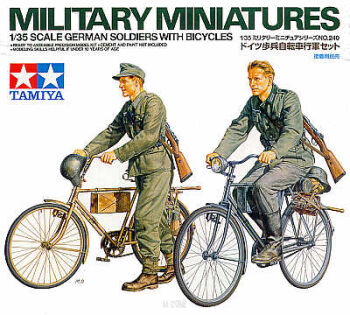 German Soldiers with Bicycles
