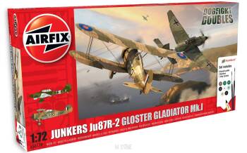 Junkers Ju87R-2 & Gloster Gladiator Mk.I