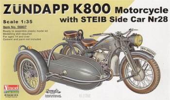 Zundap K800 Motorcycle with STEIB side car nr28