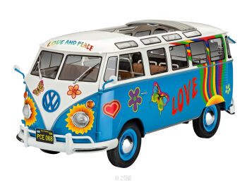 VW T1 Samba Flower Power