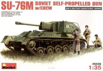 SU-76M Soviet Self-Propelled Gun w/Crew