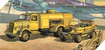 German Fuel Truck & Schwimmwagen