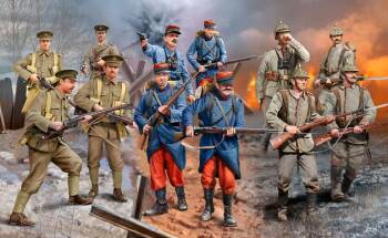 WWI Infantry German/British/French 1914