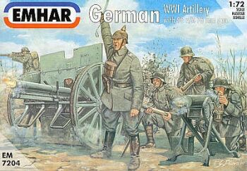 German WWI Artillery with 18 pdr gun