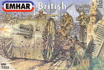 British WWI Artillery with 18 pdr gun