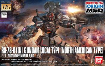 HG 1/144 RX-78-01[N] GUNDAM LOCAL TYPE (NORTH AMERICA)