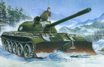 T-55 Model 1958 with BTU-55