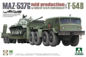 MAZ-537G & T-54
