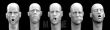 5 heads eating and drinking - 2