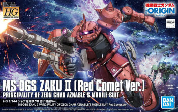 HG 1/144 MS-O6S ZAKU II (RED COMET VER.)