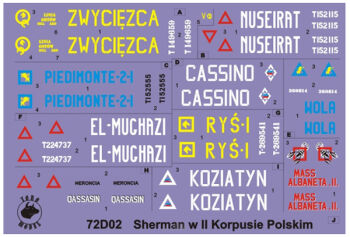 Shermany w 2 Korpusie Polskim, Włochy 1945