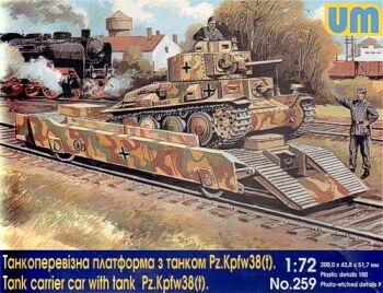 Tank carrier with Pz.Kpfw38(t)
