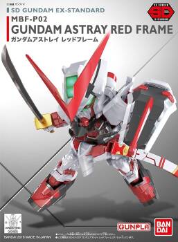 SD GUNDAM EX STD 007 GUNDAM ASTRAY RED FRAME