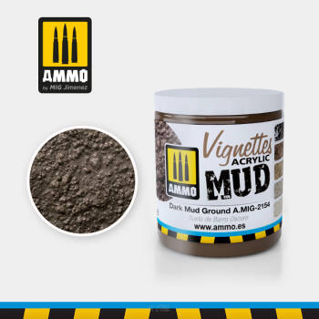 Dark Mud Ground - Mud for Dioramas 100ml