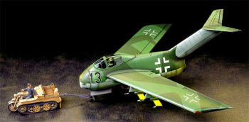 Focke Wulf Ta183A "Huckebein" w/Kettenkraftrad
