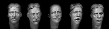 European faces with haircuts 1914