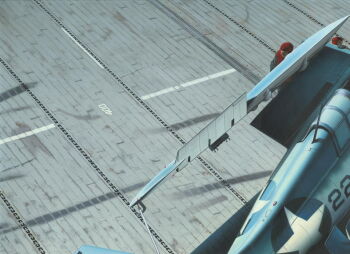 U.S. Navy Aircraft Carrier Deck