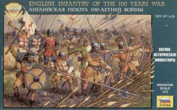 English Infantry of the 100 years war