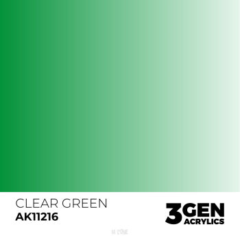 Acrylics 3GEN -  Clear Green