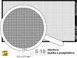 Siatka z przeplotem 0,50 x 0,50 mm - 2