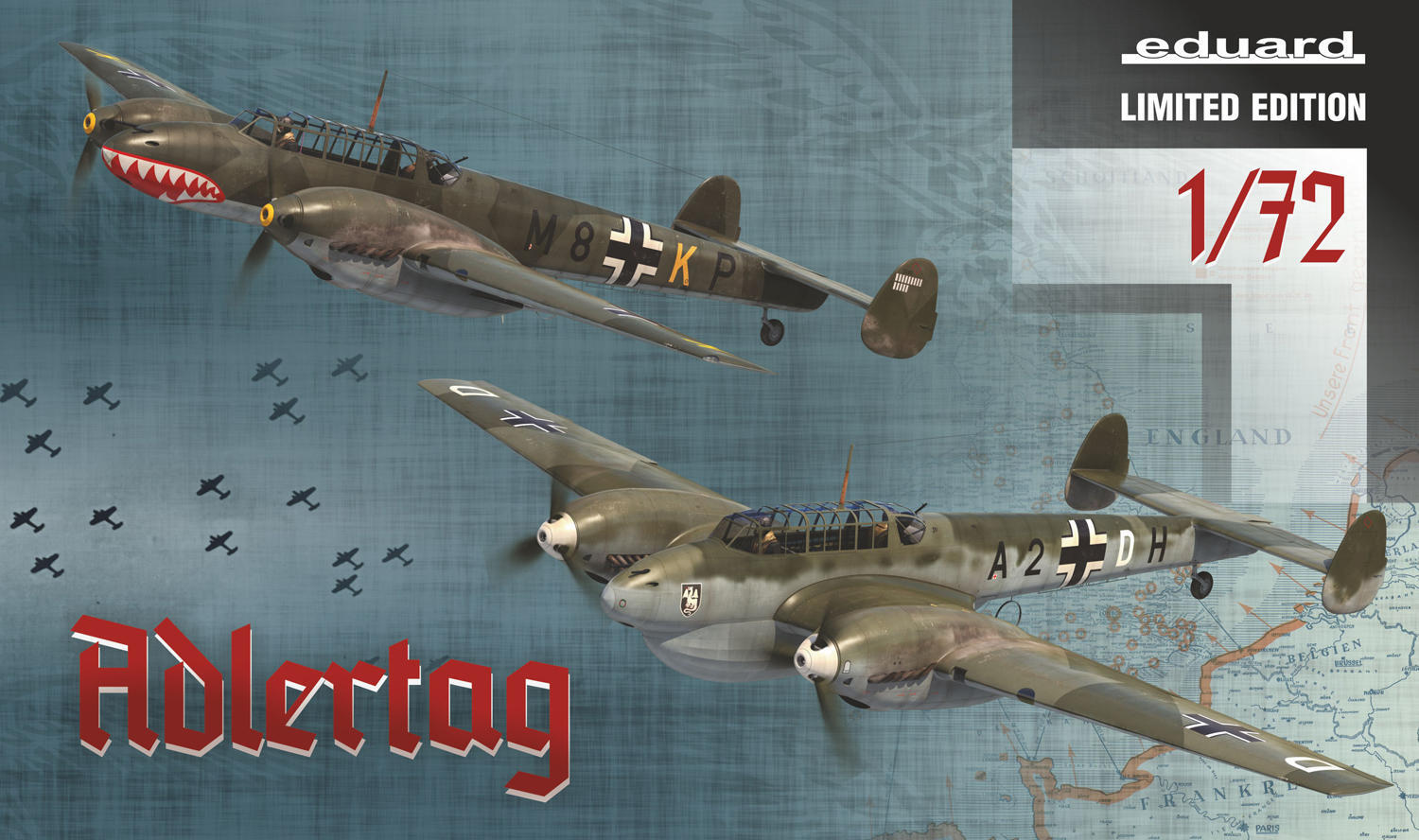 Adlertag Bf 110C/D in the Battle of Britain