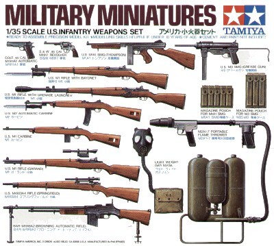 U.S. Infantry Weapons Set