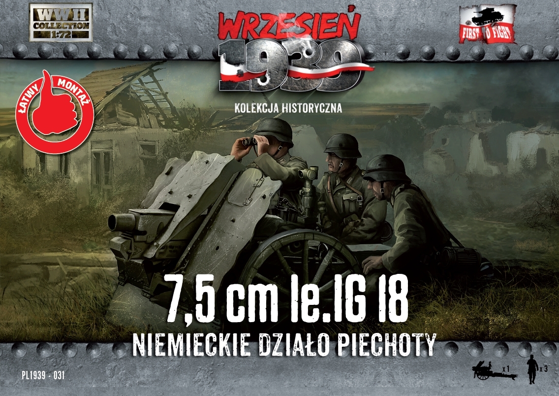 Wrzesień 1939 - 31 - 7,5cm le.IG 18