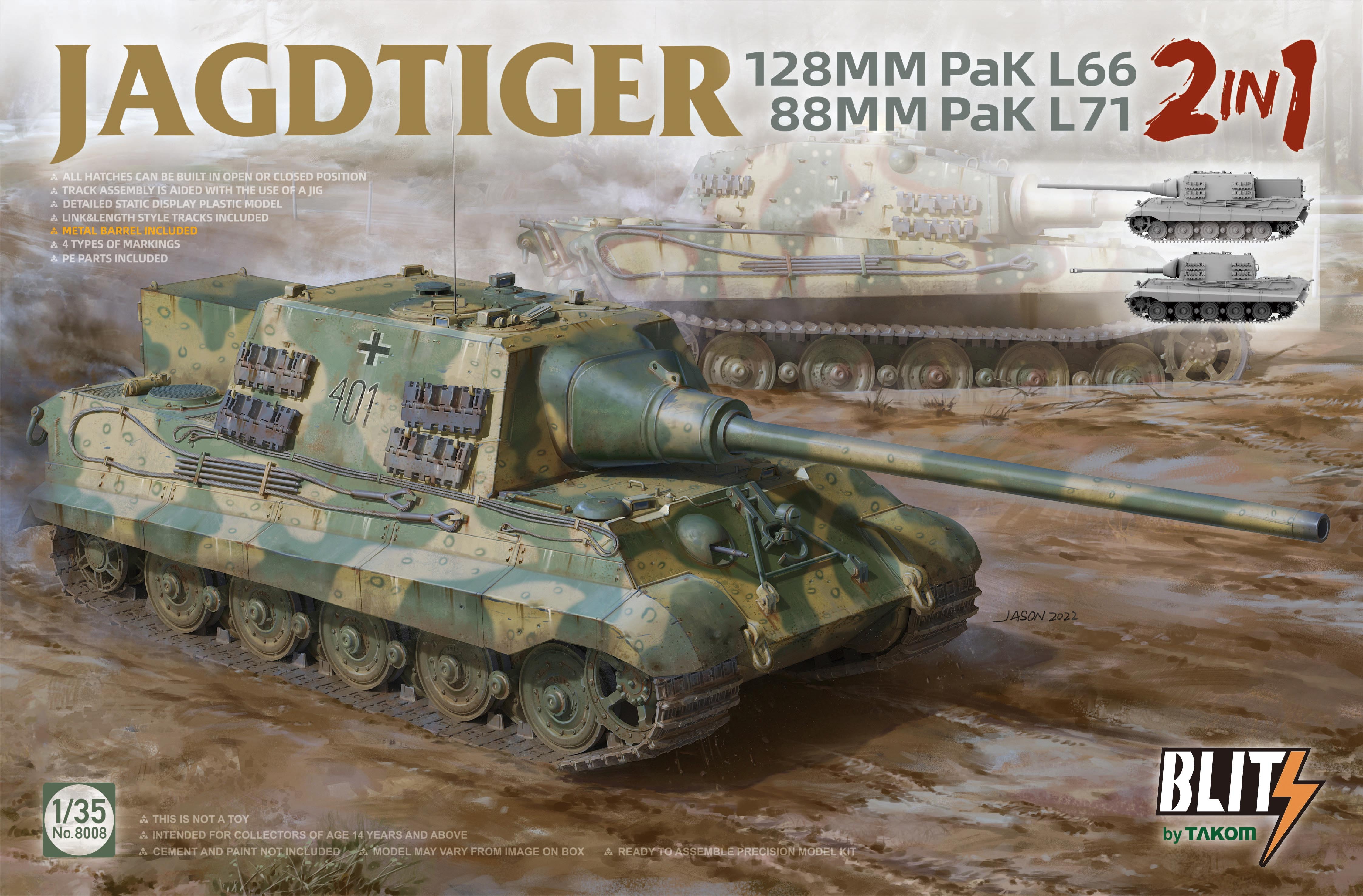 Jagdtiger 128mm PaK L66 & 88mm PaK L71