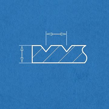 Płytka V-rowek grubość 0.5 mm odstęp 1.50 mm