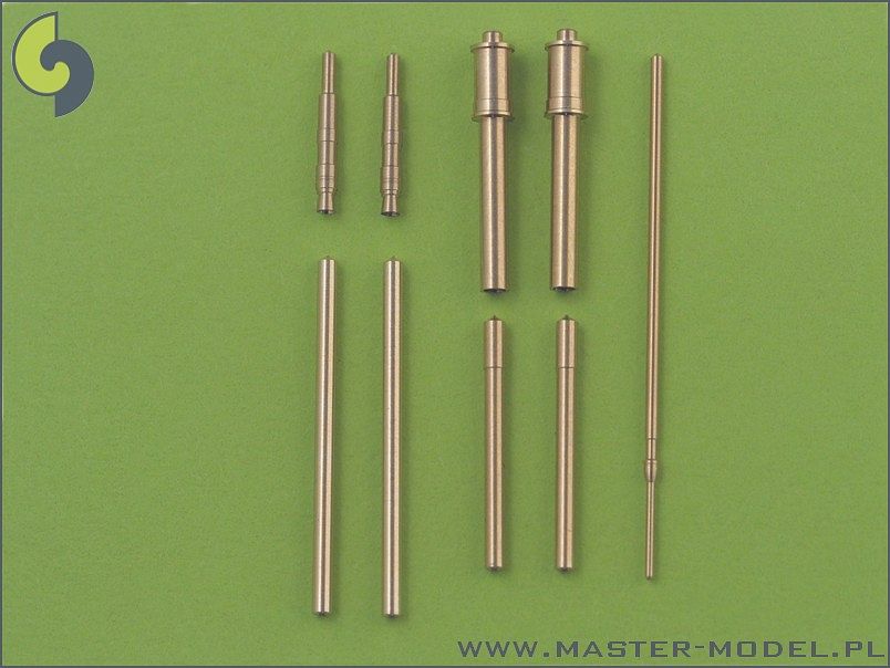 Fw 190 A7, A8 końcówki MG 131, lufy MG 151 z osłon