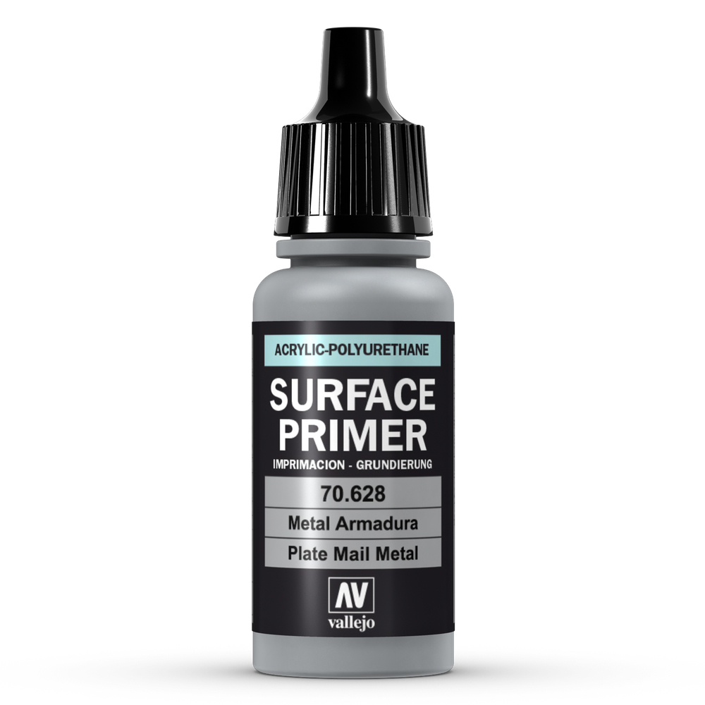 Vallejo Surfacer Primer Plate Mail Metal 17ml