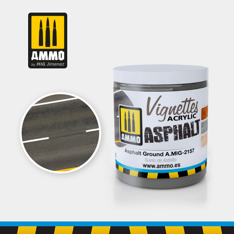 Asphalt Ground - Mud for Dioramas 100ml