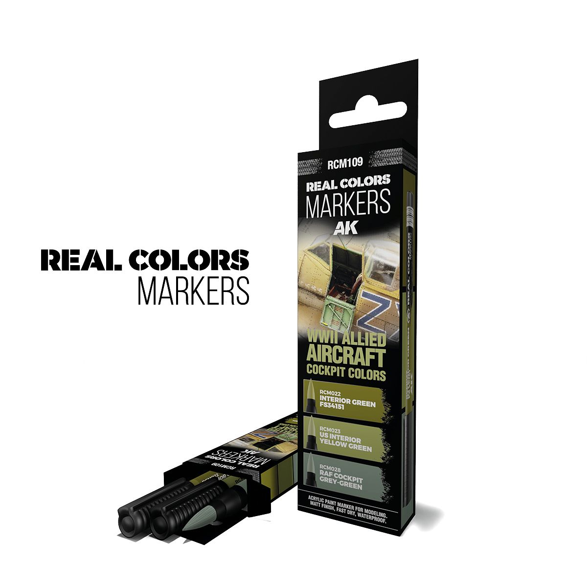 RC Markers - Allied Aircraft Cockpit Set 3 Markers