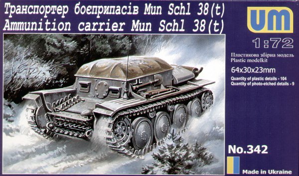 Ammunition carrier Mun Schl 38(t)