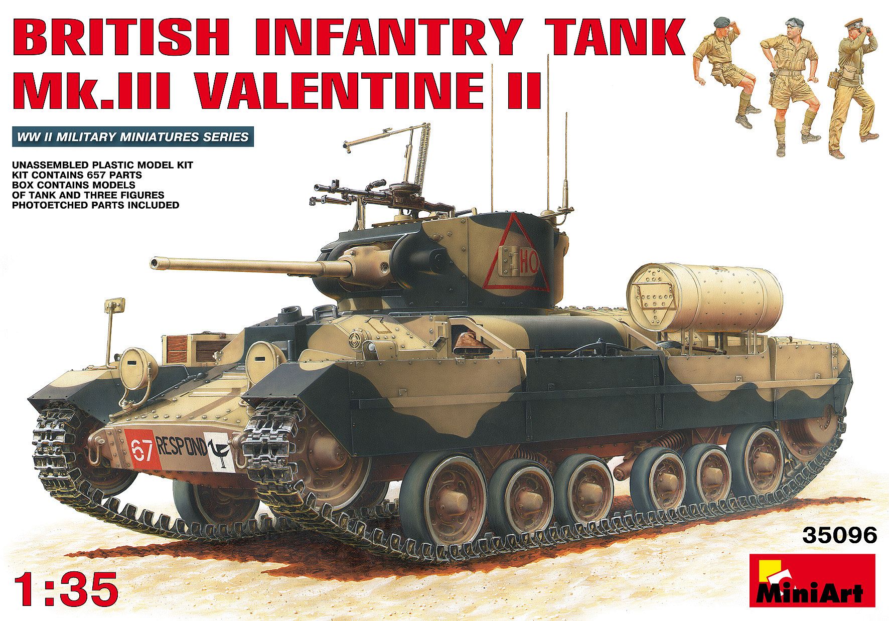 Mk.III Valentine II British Infantry Tank