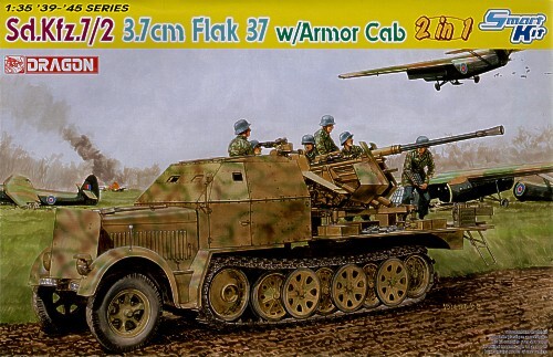 Sd.Kfz.7/2 3.7cm Flak 37 w/armor cab