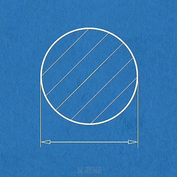 Profil okrągły 0,40mm dł.: 250mm