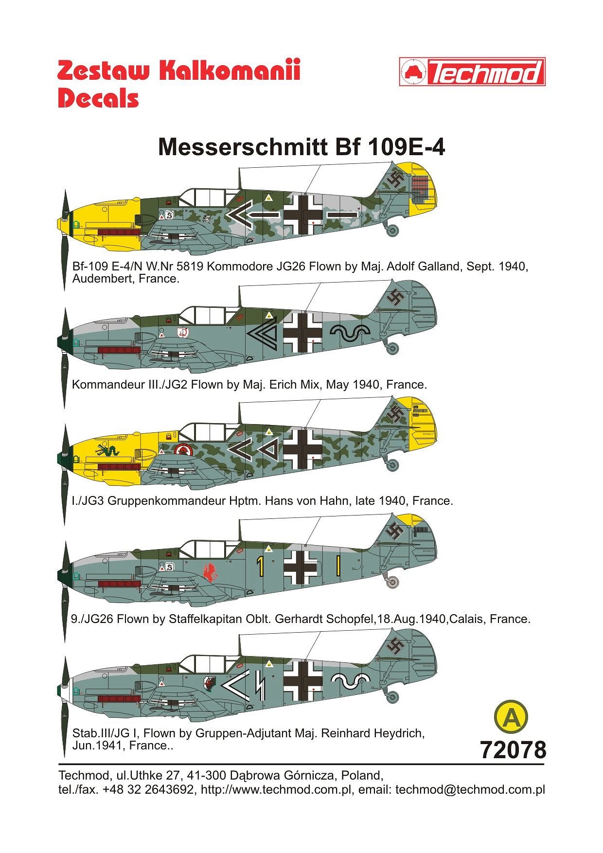 Messerschmitt Bf 109E-4