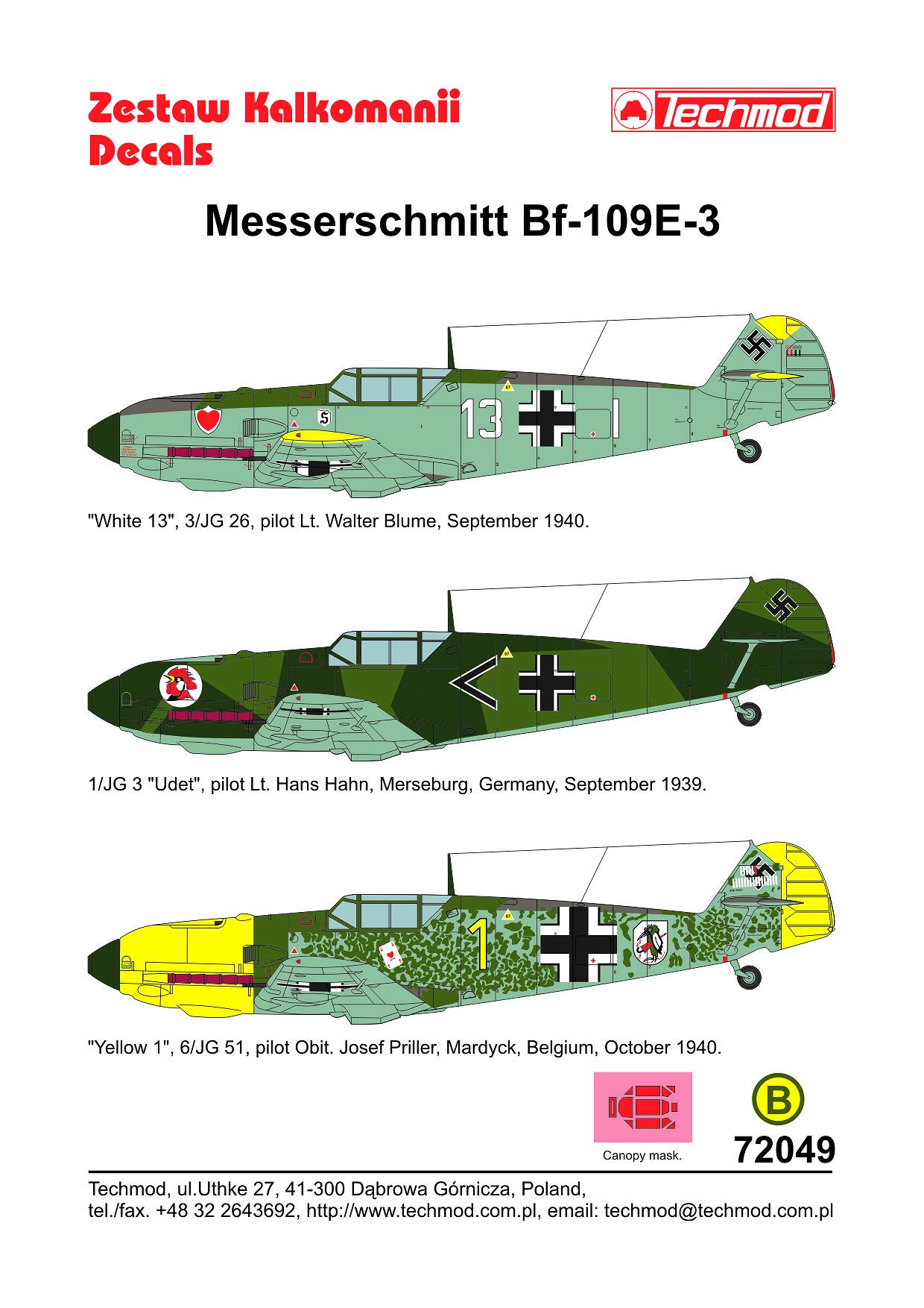Messerschmitt Bf 109E-3