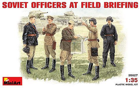 Soviet Officers at Field Briefing