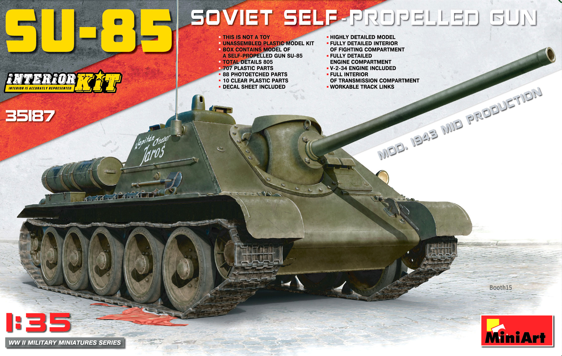 SU-85 Mod.1943 Mid Production