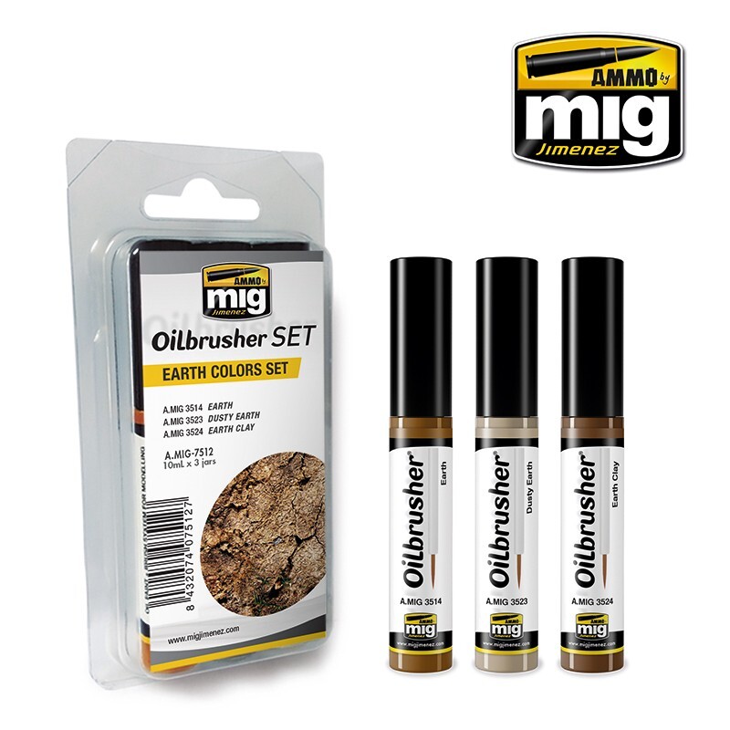 Earth Colors Set - Oilbrusher Set