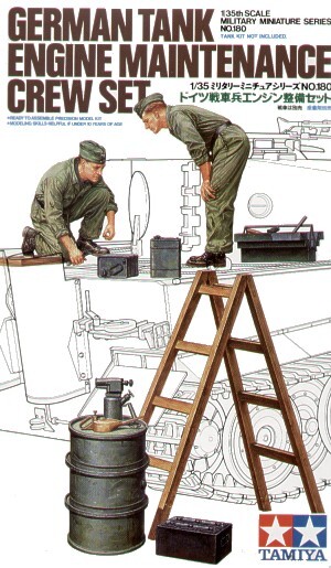 German Tank Engine Maintenance Crew Set