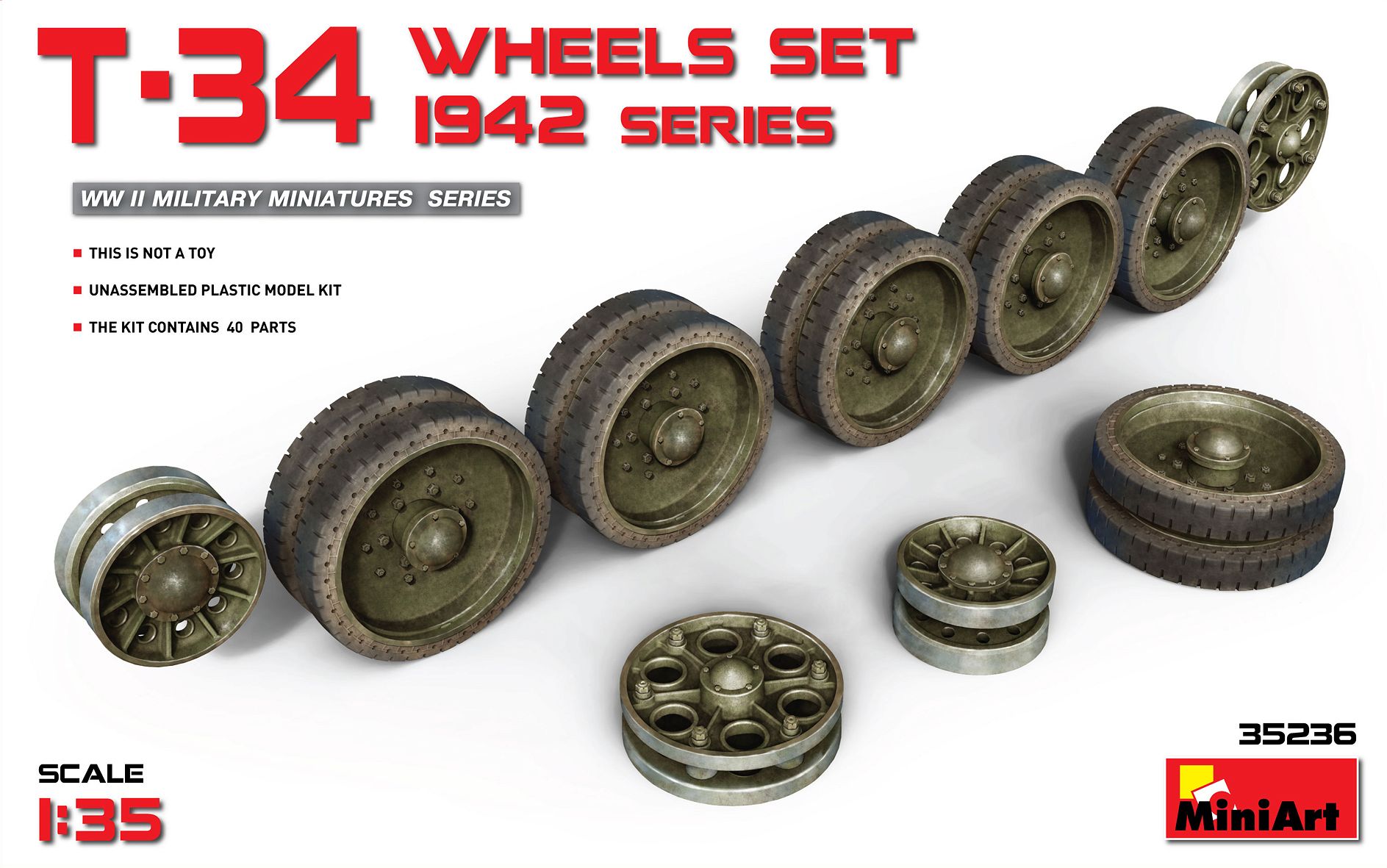 T-34 Wheels 1942