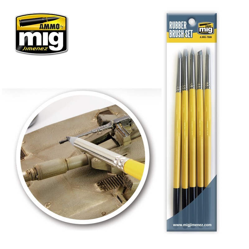 Rubber Brush Set - pędzle gumowe