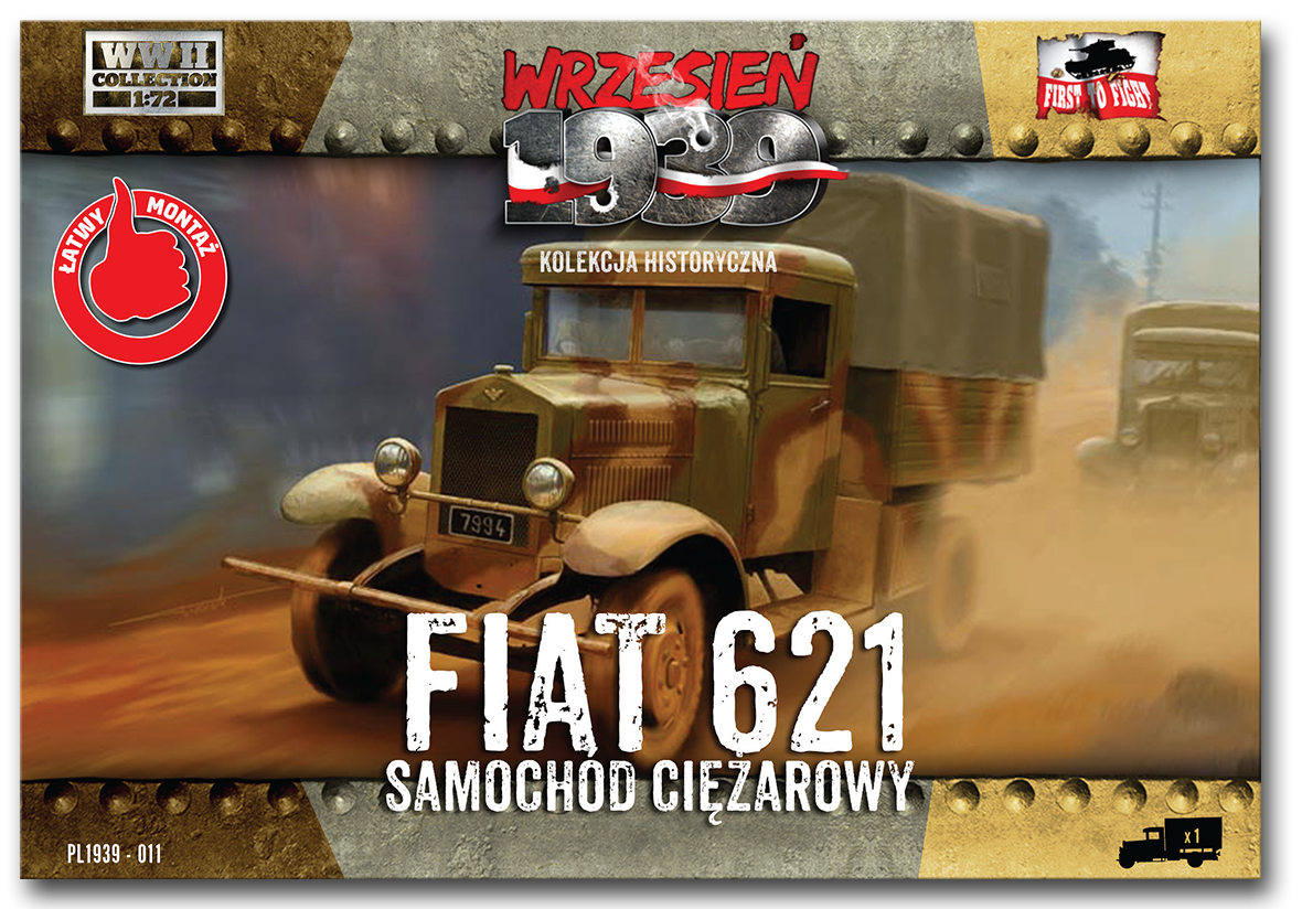 Wrzesień 1939 - 11 - Fiat 621 Samochód Ciężarowy