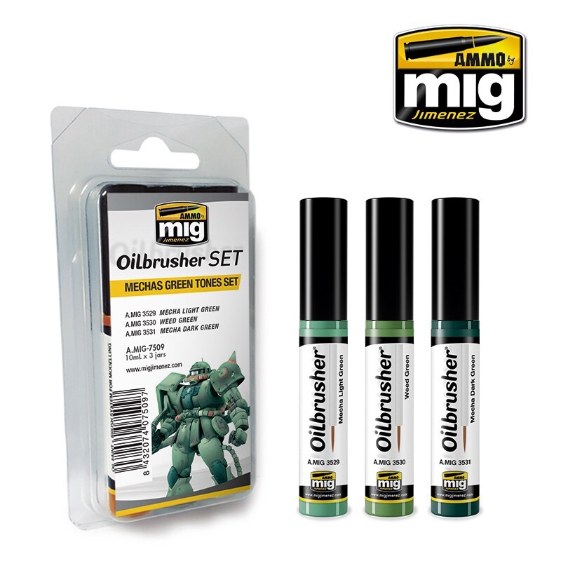 Mechas Green Set - Oilbrusher Set