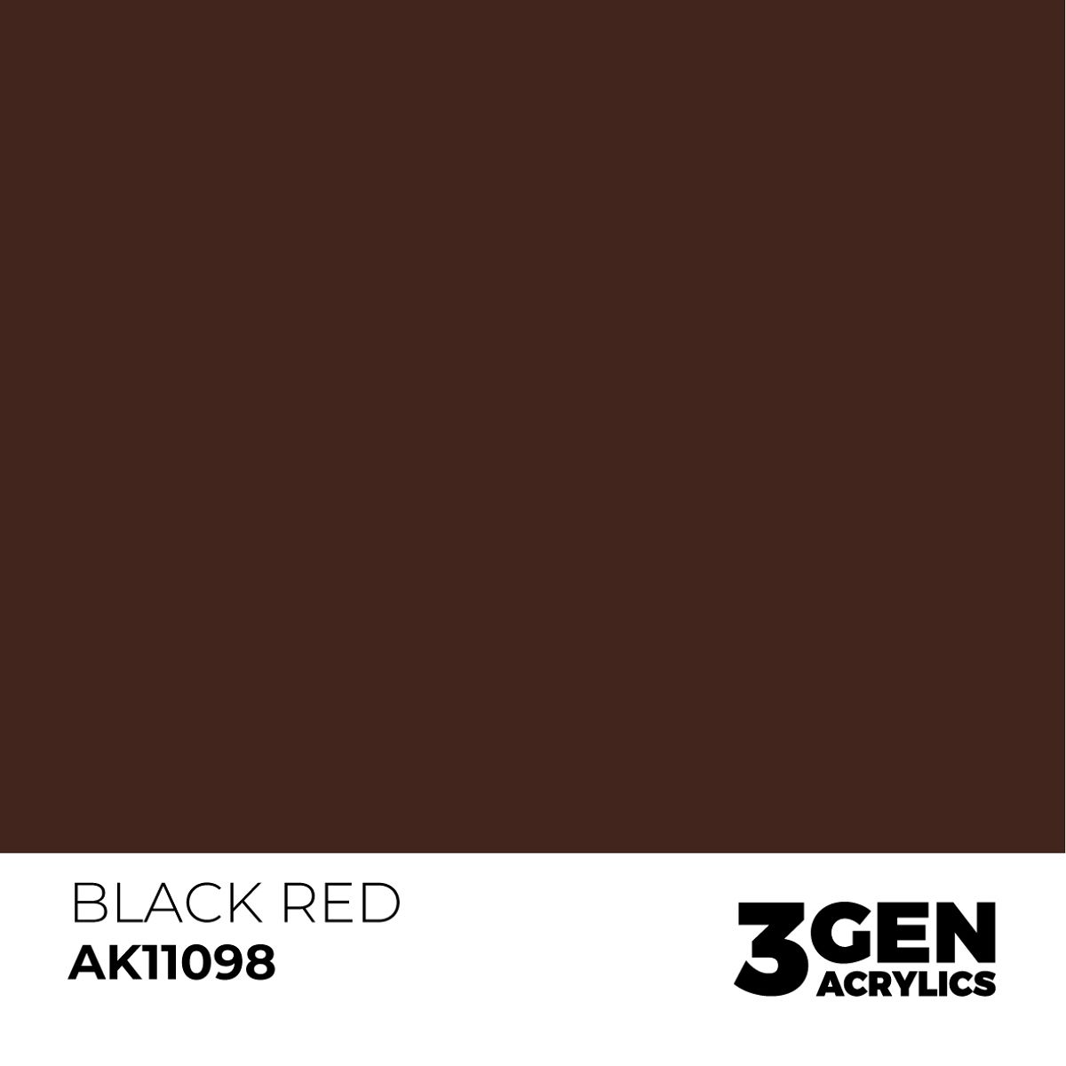 Acrylics 3GEN -  Black Red