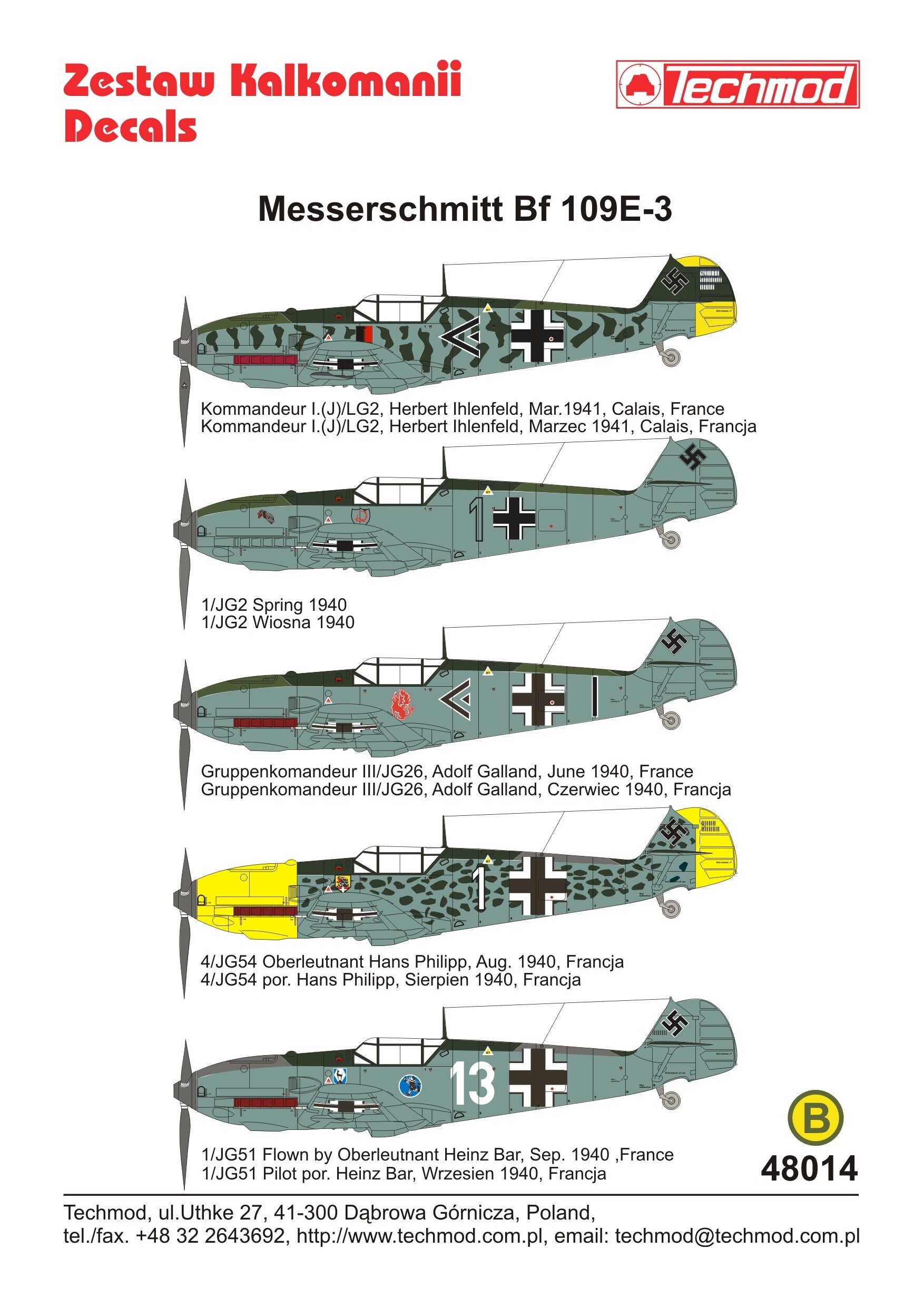 Messerschmitt Bf 109E-3